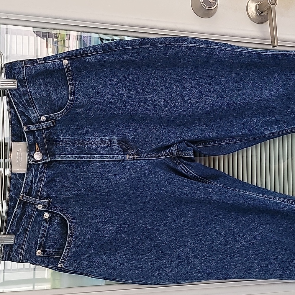 Everlane The Curvy 90s Cheeky Straight Rigid Crop Jean Sz 29 Button Fly - Picture 3 of 11